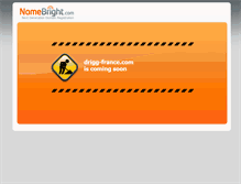 Tablet Screenshot of drigg-france.com